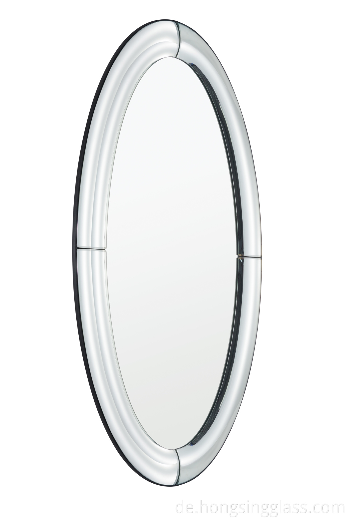 oval shape hanging mirror